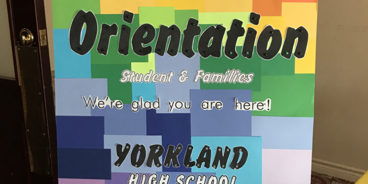 Yorkland High School Orientation Day 2018